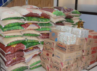 Soutien aux familles victimes de guerre: l’Eglise AD de la Zone 1 remet 120 sacs de vivres