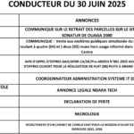 Conducteur du 30 juin 2025