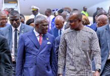 𝐃𝐢𝐩𝐥𝐨𝐦𝐚𝐭𝐢𝐞: 𝐥𝐞 𝐏𝐫𝐞𝐦𝐢𝐞𝐫 𝐦𝐢𝐧𝐢𝐬𝐭𝐫𝐞 𝐜𝐨𝐧𝐠𝐨𝐥𝐚𝐢𝐬 𝐞𝐧 𝐯𝐢𝐬𝐢𝐭𝐞 𝐚𝐮 𝐁𝐮𝐫𝐤𝐢𝐧𝐚 𝐅𝐚𝐬𝐨