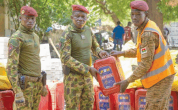 Initiative Faso Mêbo: le Bataillon de protection rapprochée de la présidence du Faso apporte sa contribution