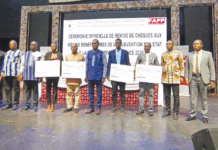 Fonds d’appui à la presse privée: les bénéficiaires reçoivent leur chèque