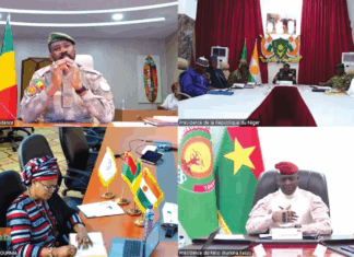 Conférence des chefs d’Etat de l’Autorité du Liptako-Gourma: le président du Faso a participé, par visioconférence, à la 8ᵉ session ordinaire