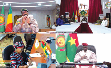 Conférence des chefs d’Etat de l’Autorité du Liptako-Gourma: le président du Faso a participé, par visioconférence, à la 8ᵉ session ordinaire