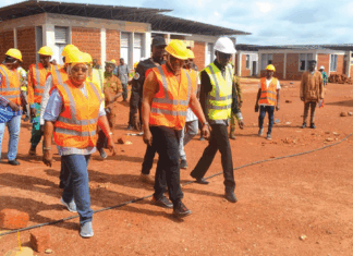 Chantier du CMA de Karangasso Vigué: les travaux réalisés à 65%