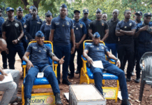 Groupement CRS de Banfora: une cinquantaine de poches de sang récoltées au profit du CHR