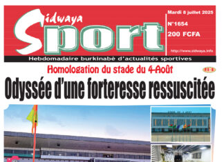 Une Sidwaya Sport du 08-07-2025