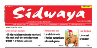 Une Sidwaya du 15-07-2025