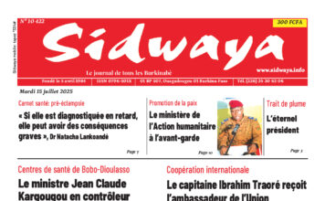 Une Sidwaya du 15-07-2025