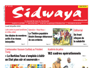 Sidwaya du 28-07-2025