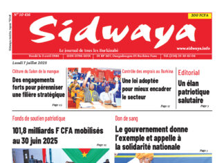 Une Sidwaya du 07-07-2025