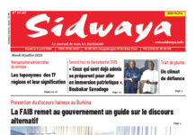 Une Sidwaya du 08-07-2025
