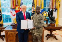 L’ambassadeur Kassoum Coulibaly au Président Trump: « Le Burkina Faso s’emploie à bâtir un Etat plus sûr et plus souverain »