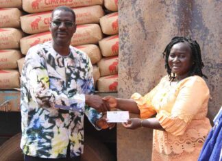 Faso Mêbo Moussa Zamtako offre 40 tonnes de ciment