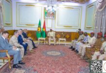 Présidence du Faso: le Capitaine Ibrahim TRAORE reçoit une délégation russe