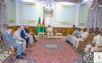 Présidence du Faso: le Capitaine Ibrahim TRAORE reçoit une délégation russe