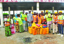 Faso Mêbo/Tenkodogo: des transporteurs donnent 40 tonnes de gravillon de granite