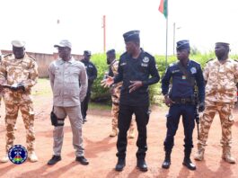 Reconquête du territoire national: le Directeur général de la Police nationale en excursion auprès des unités combattantes (GUMI et VDP) au front.