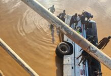 Accident sur la RN 3: un car de transport tombe d’un pont et fait plusieurs victimes