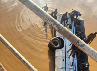 Accident sur la RN 3: un car de transport tombe d’un pont et fait plusieurs victimes