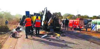 Accident de la circulation à Loumbila: une collision entre trois véhicules fait un mort