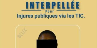 Injures publiques via les réseaux sociaux: la BCLCC interpelle une présumée auteure !