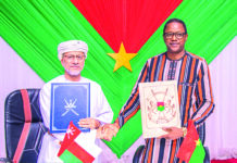Coopération économique Burkina Faso-Sultanat d’Oman: un accord en matière d’investissement signé