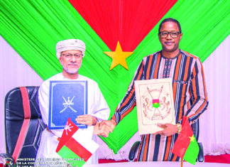 Coopération économique Burkina Faso-Sultanat d’Oman: un accord en matière d’investissement signé