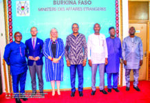 Coopération bilatérale: deux ambassadeurs en fin de mission font leurs adieux au chef de la diplomatie burkinabè