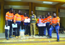 Initiative présidentielle « Faso Mêbo » : les employés de Houndé Gold Operation apportent 80 tonnes de ciment