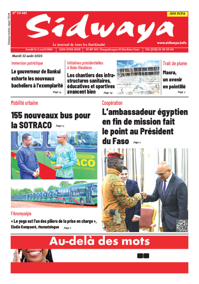 Une du 12-08-2025