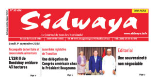 Sidwaya du 01-09-2025