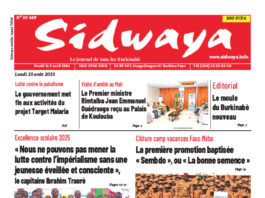 Sidwaya du 25-08-2025