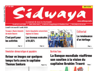 Une Sidwaya du 4 et 5-08-2025