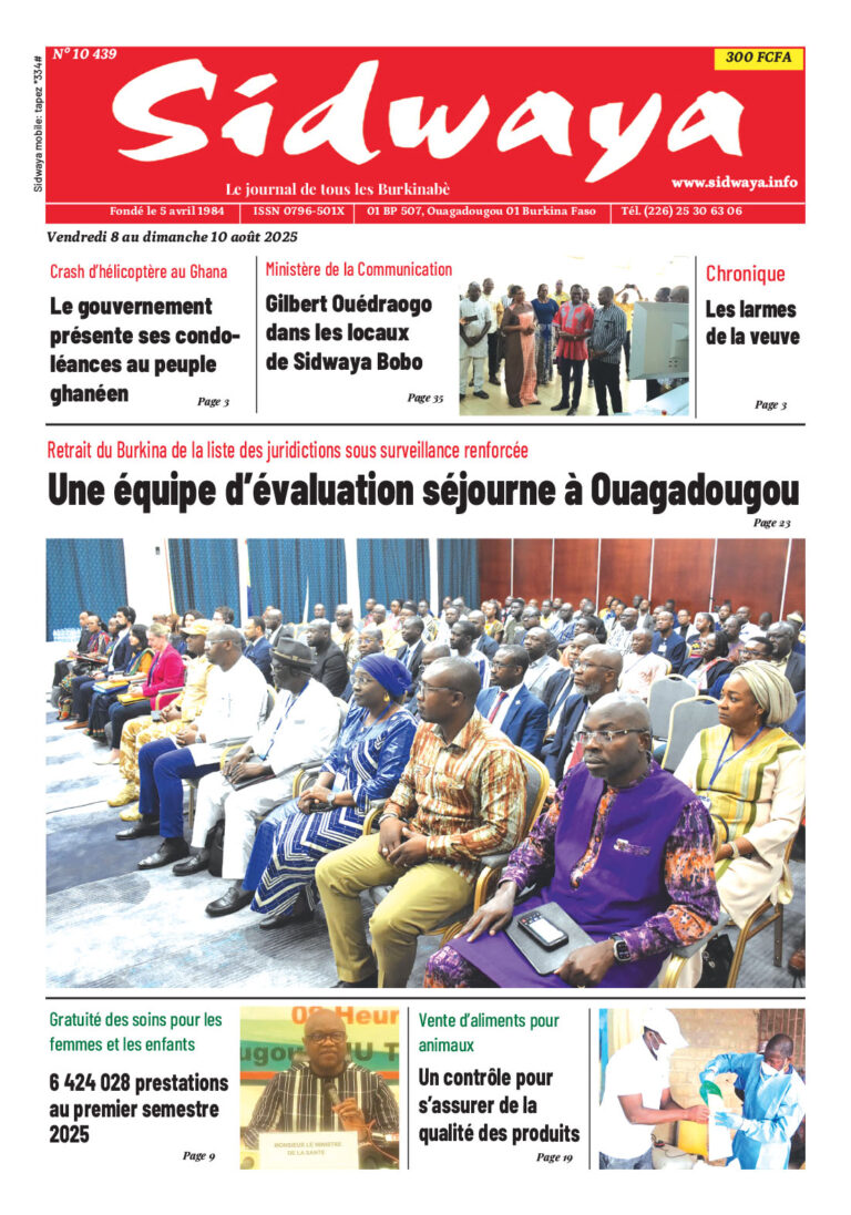 Une du 08-08-2025