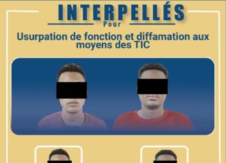 Lutte contre la cybercriminalité: deux individus interpellés pour usurpation de fonction et diffamation via les tic !