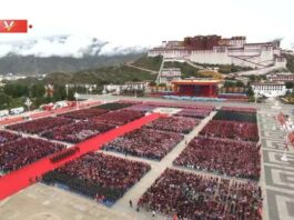 Chine : Xi Jinping participe à un grand rassemblement à l’occasion du 60e anniversaire de la fondation de la Région autonome du Xizang