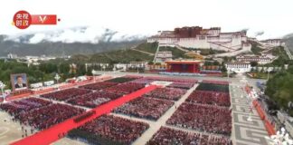 Chine : Xi Jinping participe à un grand rassemblement à l’occasion du 60e anniversaire de la fondation de la Région autonome du Xizang