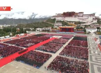 Chine : Xi Jinping participe à un grand rassemblement à l’occasion du 60e anniversaire de la fondation de la Région autonome du Xizang