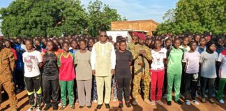 Immersion patriotique au centre du lycée Wend-puiré de Saaba: le ministre Adjima Thiombiano galvanise les pensionnaires