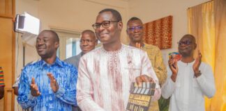 Série télévisée « Affaires publiques » : le Ministre Pindgwendé Gilbert OUEDRAOGO sur le plateau de tournage de la nouvelle saison