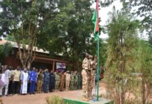 Montée des couleurs nationales dans le Guiriko: les corps constitués ravivent la flamme patriotique