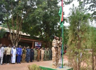 Montée des couleurs nationales dans le Guiriko: les corps constitués ravivent la flamme patriotique