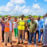 Fédération burkinabè de football: le président Oumarou Sawadogo visite des projets d’infrastructures sportives à Bobo-Dioulasso