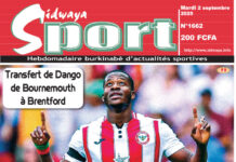 Une Sidwaya Sport du 02-09-2025