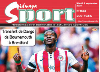 Une Sidwaya Sport du 02-09-2025