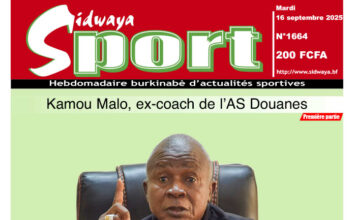 Une Sidwaya Sport du 16-09-2025