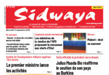 Une Sidwaya du 17-09-2025