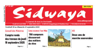 Une Sidwaya du 19 au 21-09-2021