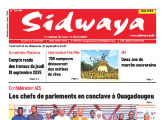 Une Sidwaya du 19 au 21-09-2021