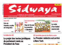 Une Sidwaya du 22-09-2025